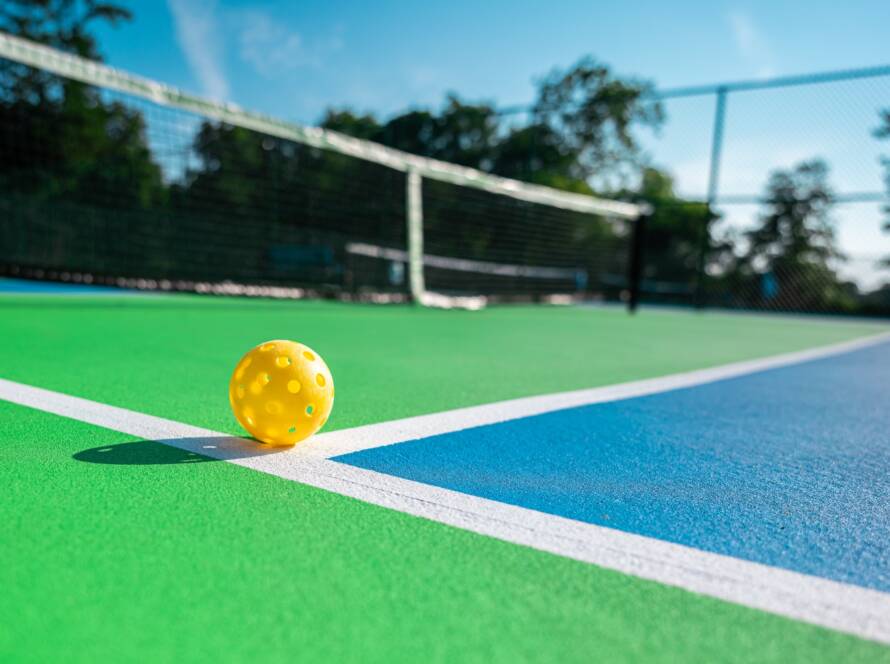 illegal pickleball serves on court