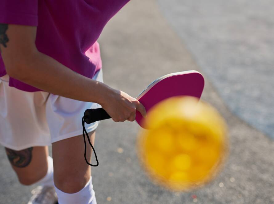 what happens if the ball hits you in pickleball