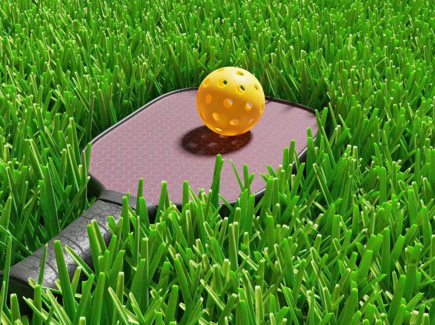 can you play pickleball on grass?